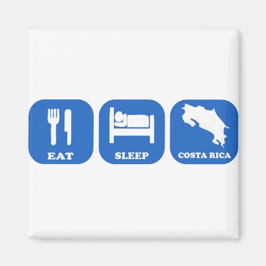 Essen Sleep Costa Rica Magnet (Vorne)