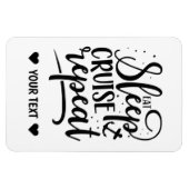 Essen Sleep Cruise Wiederholung Funny Magnet (Horizontal)