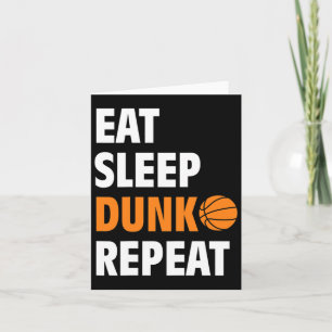 Essen Sleep Dunk Wiederholen Spaß Bysketbyll Bbyll Karte