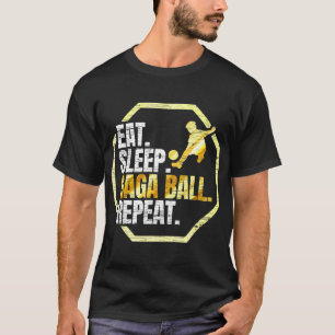 Essen Sleep Gaga Ball wiederholen T-Shirt