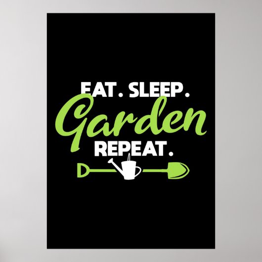 Essen Sleep Garden Wiederholung Poster (Vorne)