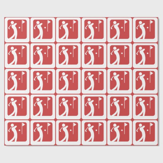 Essen Sleep Golf Geschenkpapier (Flach)