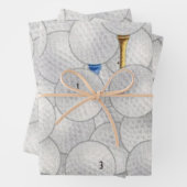 Essen Sleep Golf Geschenkpapier Set (Beispiel)