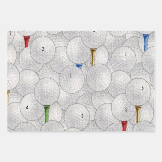Essen Sleep Golf Geschenkpapier Set (Vorderseite 3)