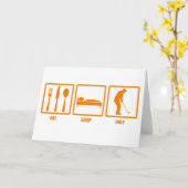 Essen Sleep Golf Karte (Gelbe Blume)