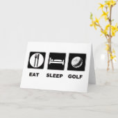 Essen Sleep Golf Karte (Gelbe Blume)
