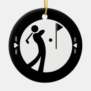 Essen Sleep Golf Keramikornament