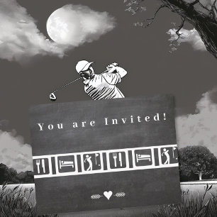 Essen Sleep Golf Postkarte