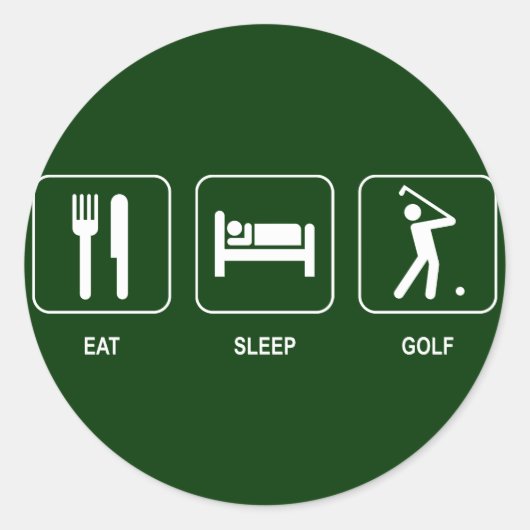 Essen Sleep Golf Sticker (Vorderseite)