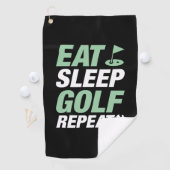 Essen Sleep Golf Wiederholung Golfhandtuch (Insitu)