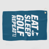 Essen Sleep Golf Wiederholung Golfhandtuch (Horizontal)