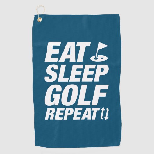 Essen Sleep Golf Wiederholung Golfhandtuch (Vorderseite)