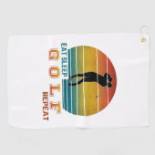Essen Sleep Golf Wiederholung Golfhandtuch (Horizontal)