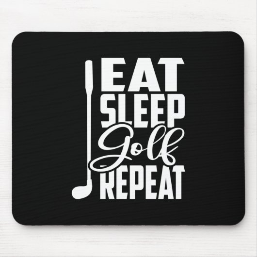 Essen Sleep Golf Wiederholung Mousepad (Vorne)