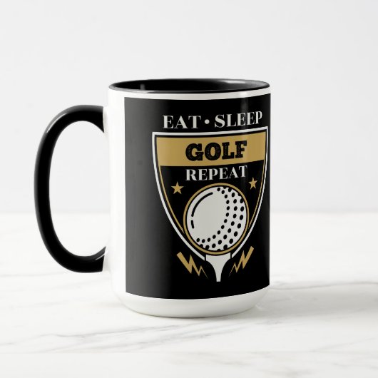 Essen Sleep Golf Wiederholung Tasse (Links)