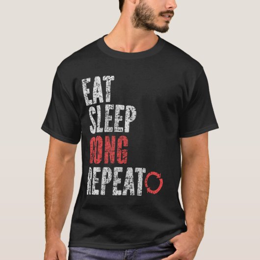 Essen Sleep Gong Repeat T-Shirt (Vorderseite)