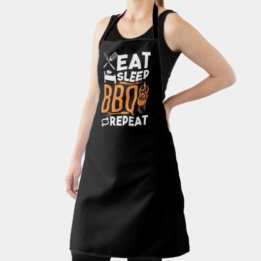 Essen Sleep GRILLEN Große schwarze Schürze (InSitu)