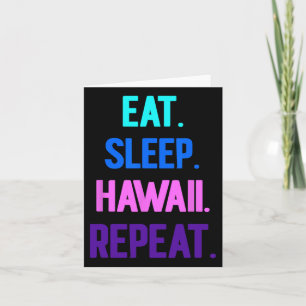 Essen Sleep Hawaii Wiederholung Aloha Vibes Tiki L Karte