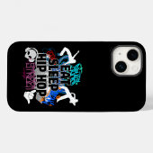 Essen Sleep Hiphop.w Black BG Case-Mate iPhone Hülle (Rückseite (Horizontal))