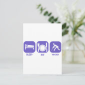 Essen Sleep Hockey Postkarte (Stehend Vorderseite)