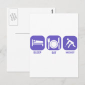 Essen Sleep Hockey Postkarte (Vorne/Hinten)