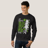 Essen Sleep Irish Dance Irish Dancer Ceili Reel Da Sweatshirt (Vorne ganz)