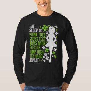 Essen Sleep Irish Dance Irish Dancer Ceili Reel Da T-Shirt