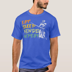 Essen Sleep Kendo Samurai Katana Japan Martial Art T-Shirt