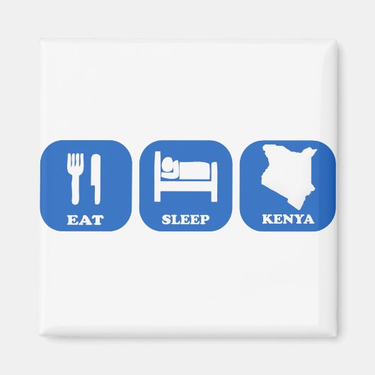 Essen Sleep Kenya Magnet (Vorne)