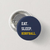 Essen Sleep Korfball Button (Vorne & Hinten)