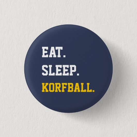 Essen Sleep Korfball Button (Vorderseite)