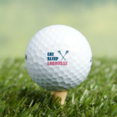 Essen Sleep Lacrosse Geschenke Golfball (Insitu T-Shirt)