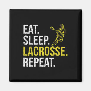 Essen Sleep Lacrosse Wiederholung Sportteam gibt M Magnet