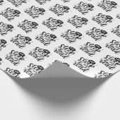 Essen Sleep Lesen Buch Lover Geschenkpapier (Ecke)