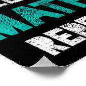 Essen Sleep Mathe Wiederholen Funny Mathe Lehrer G Poster (Ecke)