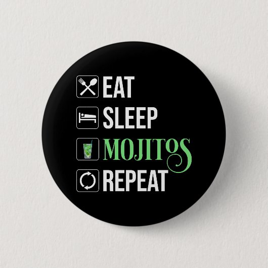 Essen Sleep Mojitos Wiederholung Button (Vorderseite)
