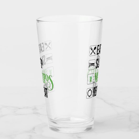 Essen Sleep Mojitos Wiederholung Glas (Rechts)