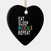 Essen Sleep Musicals Wiederholung, Broadway Schaus Keramik Ornament (Rechts)