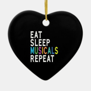 Essen Sleep Musicals Wiederholung, Broadway Schaus Keramik Ornament