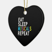 Essen Sleep Musicals Wiederholung, Broadway Schaus Keramik Ornament (Links)