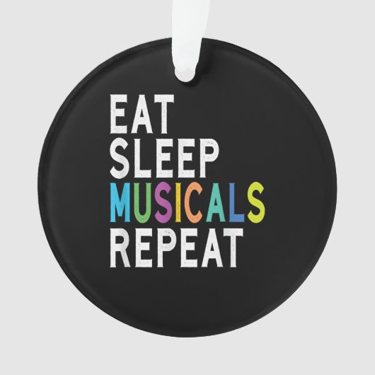 Essen Sleep Musicals Wiederholung, Broadway Schaus Ornament (Vorderseite)