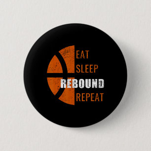 Essen Sleep Neustart wiederholen Spaß Basketball M Button