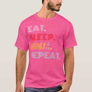Essen Sleep Ninja Repeat Karate Kung Fu Judo T-Shirt