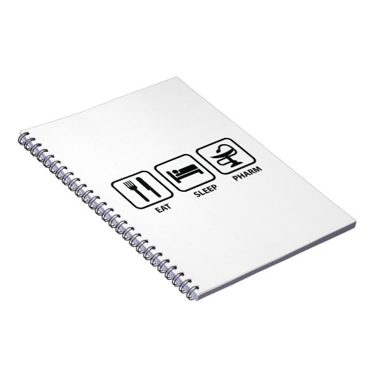 Essen Sleep Pharm Notizblock (Rechte Seite)