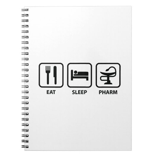 Essen Sleep Pharm Notizblock (Vorderseite)