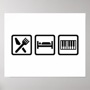Essen Sleep Piano Poster