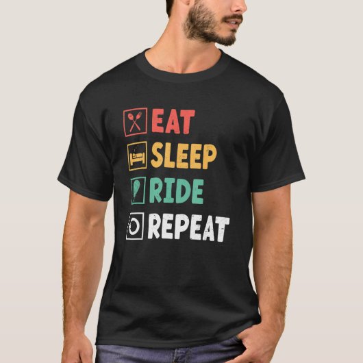 Essen Sleep Ride Wiederholung Air Adventure Balloo T-Shirt (Vorderseite)