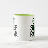 Essen Sleep Roar Dinosaur Tasse | Niedliches Spric (Mittel)