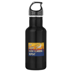 Essen Sleep Rock Climbing Wiederholen Edelstahlflasche