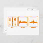 Essen Sleep Rowing Postkarte (Vorne/Hinten)